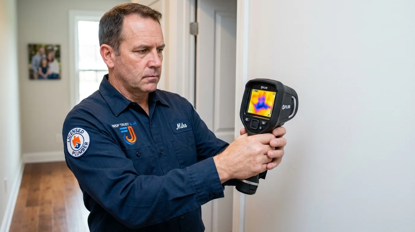 Thermal imaging leak detection by Johns Plumbing LLC in Chetopa